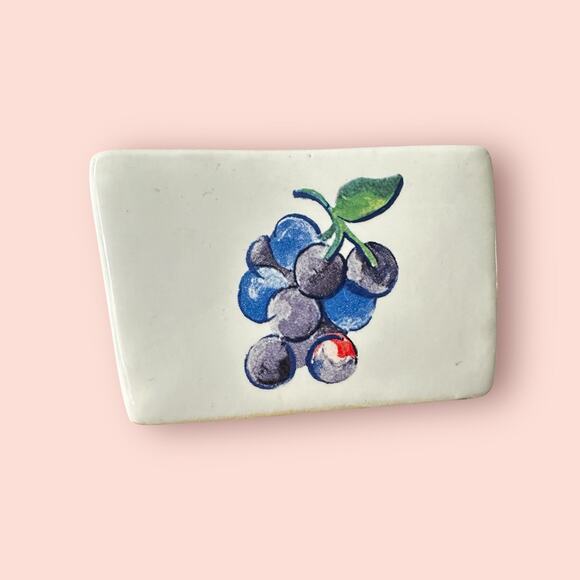 Vintage Corelle Coordinates fruit  Ceramic Sugar/Sweetener Packet Holder - Picture 1 of 4